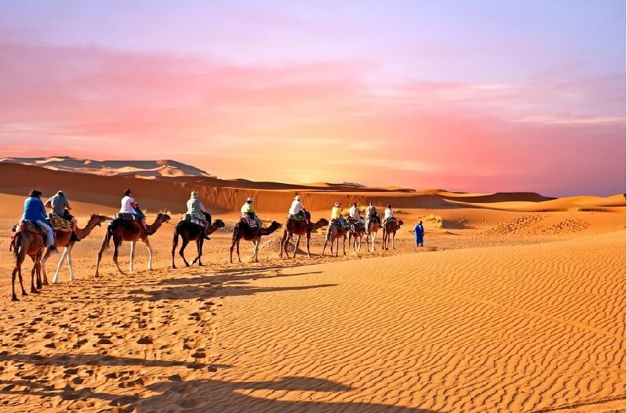 3 days desert trip from Marrakech to Merzouga with Camel Trekking in Erg Chebbi Morocco